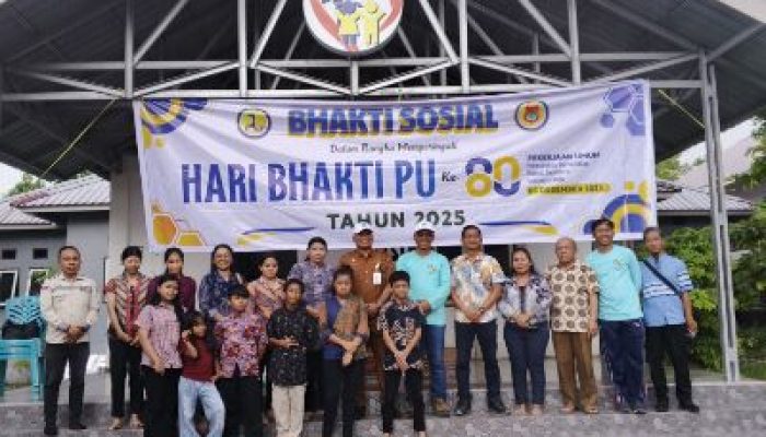 Sambut Hari Bakti PU ke-80, Kadis PUPR Banggai dan Tim Berbagi di Panti Asuhan GKLB Kasih Bunda Luwuk