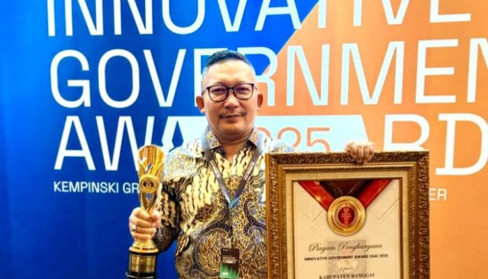 Satu-satunya Dari Sulteng, Banggai Sabet Penghargaan Kabupaten Sangat Inovatif IGA 2025