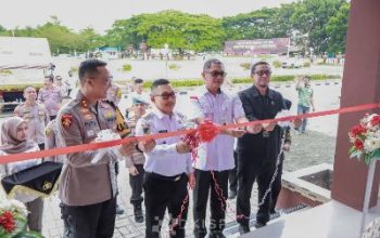 Bupati Amirudin Resmikan Gedung SPKT Polres Banggai