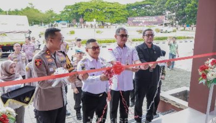 Bupati Amirudin Resmikan Gedung SPKT Polres Banggai