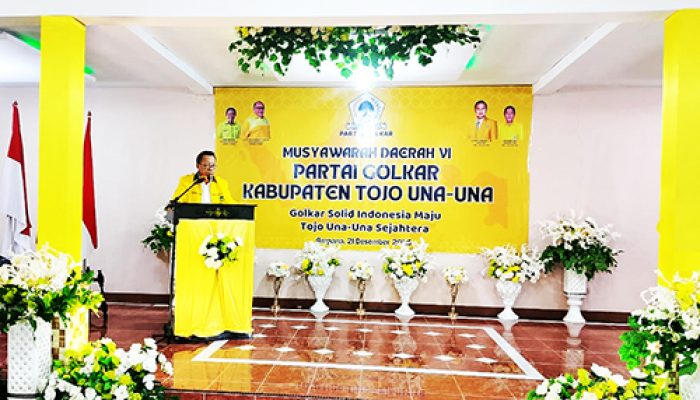 Muda ke VI DPD II Partai Golkar di Gelar di Kabupaten Tojo Una Una
