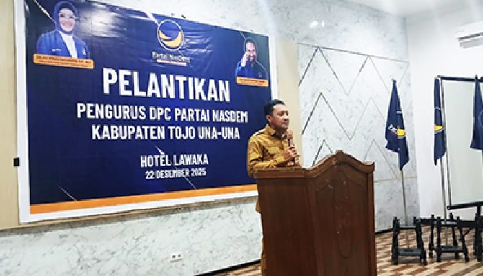 BUPATI TOJO UNA UNA MEMPERTEGAS JATI DIRINYA SEBAGAI POLITIKUS SANTUN