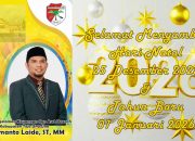 MENYAMBUT HARI NATAL DAN TAHUN BARU