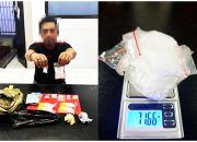 TIM SATUAN RESERSE NARKOBA POLRES TOJO UNA UNA TANGKAP OKNUM PNS DI TOJO UNA UNA BESERTA 71 GRAM SABU