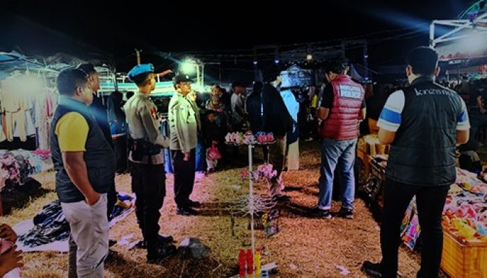 Jaga Kondusifitas Malam Minggu, Polres Tojo Una Una Sasar Titik Keramaian Lewat Patroli KRYD