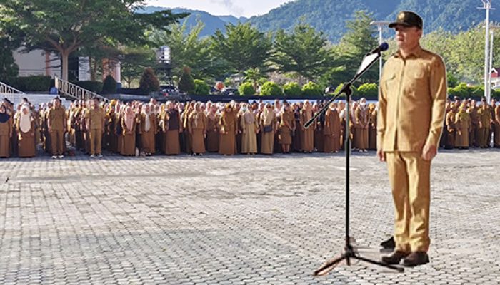 Ketegasan bupati Membangun Presepsi Pentingnya Loyalitas Dan Semangat Kebersamaan ASN di Tojo Una Una   
