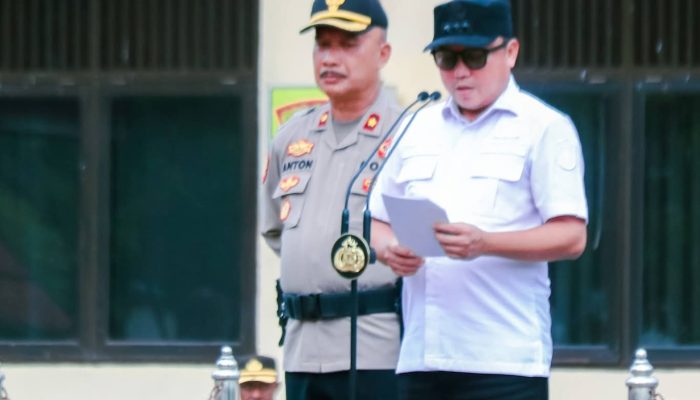 Bacakan Amanat Kapolda Sulteng, Bupati Morowali Utara Pimpin Apel Siaga Ramadan 2026