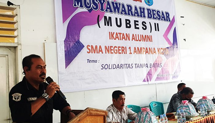 Mubes ke II IKASMANSA Menetapkan  Gusnar Sulaeman  Sebagai Ketua