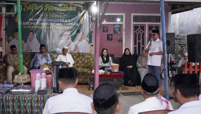 Safari Ramadhan di Desa One Pute, Bupati Delis : Doa Masyarakat Kunci Keberhasilan Pembangunan