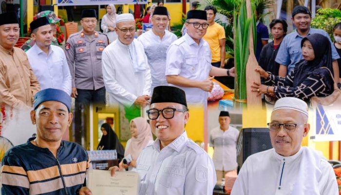 Bupati Delis Bagikan BKK Untuk 44 Kelompok Usaha dan Sertipikat Tanah Nelayan di Bungku Utara