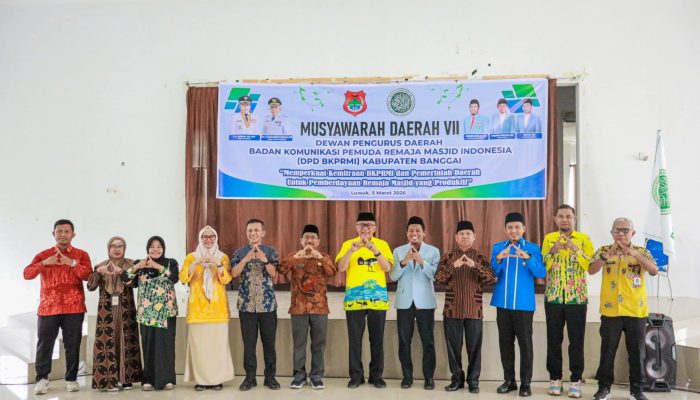 Musda VII DPD BKPRMI Banggai Digelar, Wabup Dorong Penguatan Peran Remaja Masjid