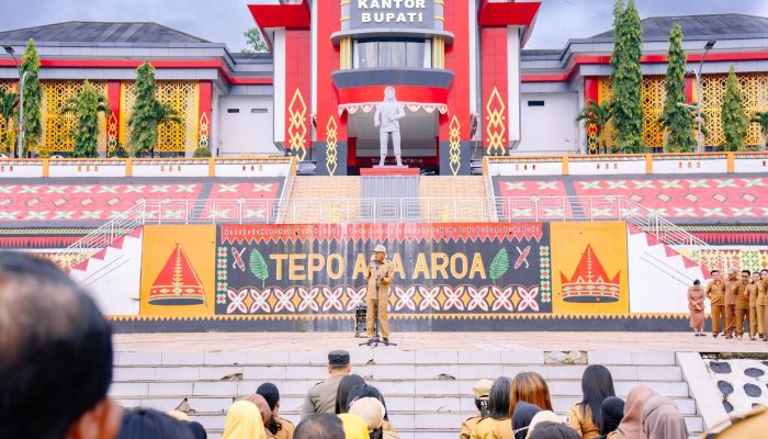 Wabup Djira Pimpin Apel Perdana Pasca Libur Hari Raya Idul Fitri Tahun 2026