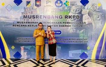 Bupati Delis Dan Senator Febriyanthi Hongkiriwang, Kompak Hadiri Musrenbang Sulteng 2026
