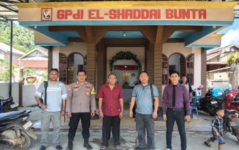 Polres Morowali Utara Pastikan Ibadah Jumat Agung dan Paskah Berjalan Aman dan Lancar