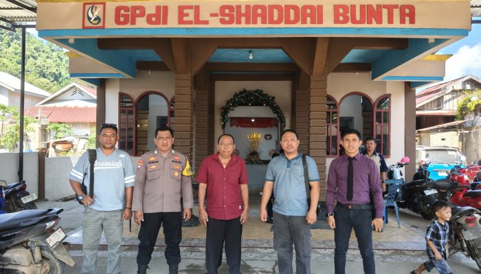 Polres Morowali Utara Pastikan Ibadah Jumat Agung dan Paskah Berjalan Aman dan Lancar