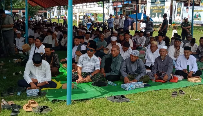 Ribuan Jamaah Padati Lapangan Morokoa Pada Peringatan Haul Guru Tua ke-58 di Morowali Utara