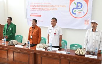 Sekda Banggai Buka Pencanangan Desa/Kelurahan Cinta Statistik 2026