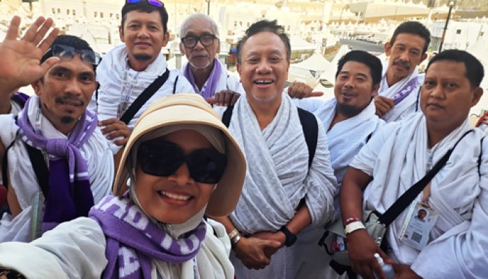 Jemaah Haji Tojo Una Una Sedang Bersiap Meninggalkan Mina