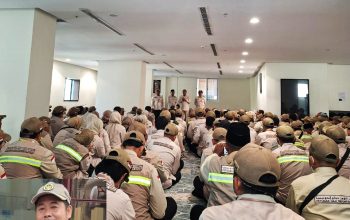 Apel Petugas Haji 2026 digelar di Makkah Oleh Irjen Kemenhaj Mayjen TNI (Purn) Dendi Suryadi
