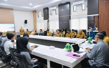 Bupati Tojo Una Una menerima kunjungan Jajaran Kanwil Kementerian HUkum Sulteng