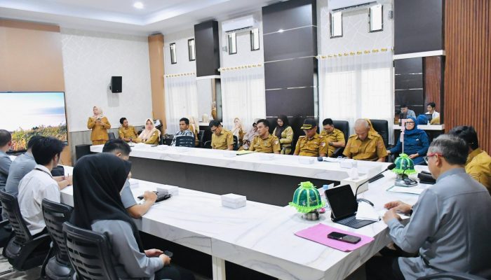 Bupati Tojo Una Una menerima kunjungan Jajaran Kanwil Kementerian HUkum Sulteng