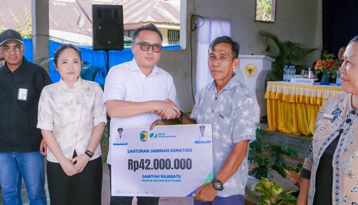 34 Ribu Pekerja Rentan Morowali Utara Kini Terlindungi BPJS Ketenagakerjaan, Bupati Delis: Negara Harus Hadir Untuk Rakyat Kecil
