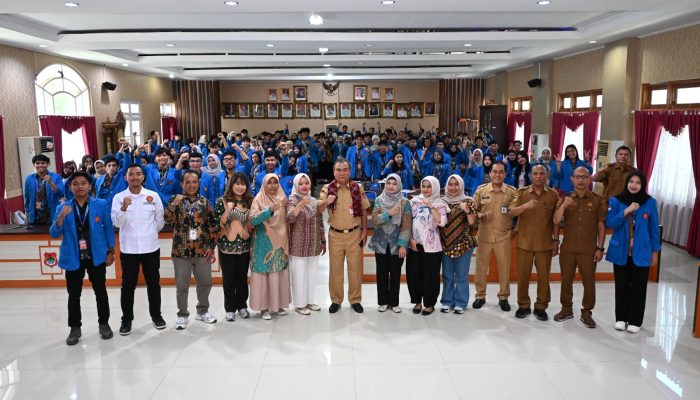 Sekda Banggai Terima Mahasiswa PPL FISIP Untad, Dorong Generasi Muda Pahami Tata Kelola Pemerintahan