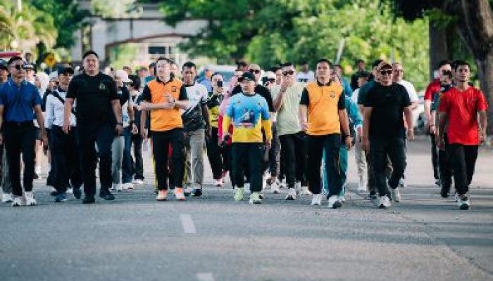 Langkah Sehat di Hari Buruh, Pemkab Banggai Gelar May Day Funday di Bukit Halimun