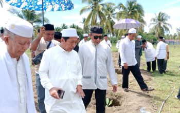 H. Mahmud Lahay : Penanaman Perdana Pisang Canvendish di Tojo Una Una Sinyalemen Yang Berorientasi Pada Pemberdayaan Ekonomi Kerakyatan