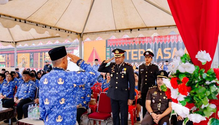Kompol Charles Karimar Pimpin Upacara Hari Lahir Pancasila di Morut