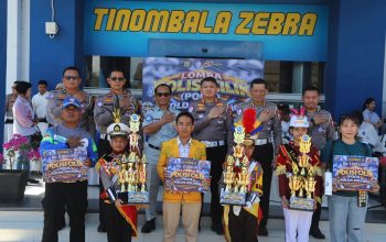 Pocil Morowali Utara Juara I di Ajang Penilaian Pocil Oleh Korlantas Polri di Palu