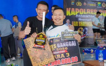 Kapolres Banggai : Turnamen Badminton Kapolres Cup 2026 Pererat Sinergi Polri dan Masyarakat