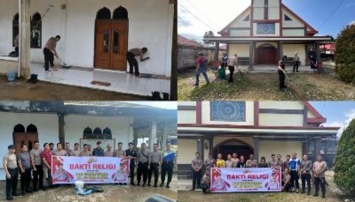 Sambut Hari Bhayangkara ke-80, Polres Morowali Utara Gelar Bakti Religi