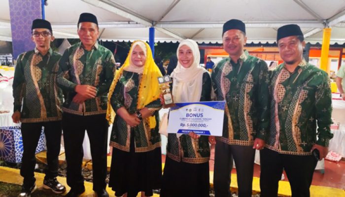 Kafilah Tojo Una Una Berhasil Raih Juara 1 Tilawah Dewasa Putri