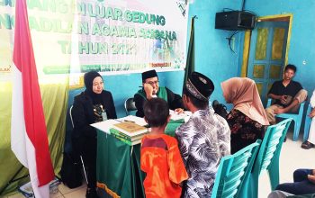 Kemenag dan PA Gelar Sidang Isbat Nikah Terpadu didesa Kabalutan Kepulauan Togean