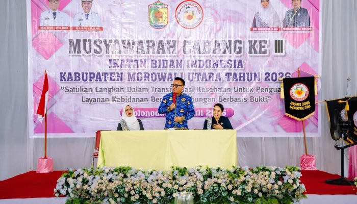 Bupati Delis: Bidan Adalah Ujung Tombak Kesehatan, Pemda Siap Prioritaskan Dukungan Program IBI Morowali Utara