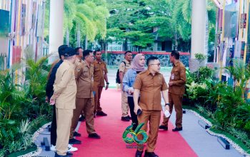 Bupati Amirudin Tinjau Persiapan Opening Party HUT ke-66 Kabupaten Banggai di RTH Teluk Lalong