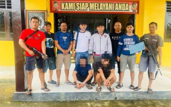 Polsek Bungku Utara Amankan Dua Pelaku Narkoba dan Sita Tujuh Paket Shabu