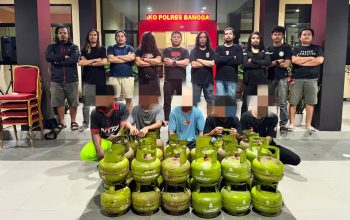 Polres Banggai Bekuk Komplotan Pencuri Ratusan Tabung Gas Elpiji di Luwuk