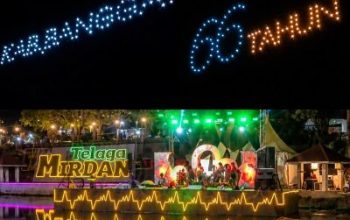 Spektakuler! Atraksi Drone Pukau Ribuan Pengunjung di Malam Ramah Tamah HUT ke-66 Kabupaten Banggai