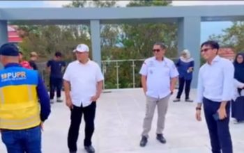Kadis PUPR Banggai Bersama Tim PPSD Lakukan Monev Pembangunan Mess Pemda di Palu