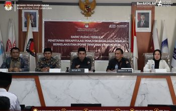 KPU Tojo Una-Una Tetapkan 126.323 Daftar Pemilih Berkelanjutan Triwulan II Tahun 2026