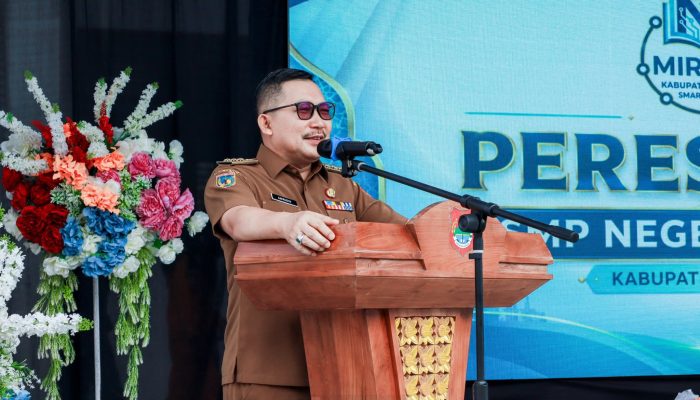 Bupati Banggai Resmikan SMP Negeri Mirqan, Tegaskan Komitmen Tingkatkan Mutu Pendidikan