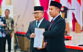 Moh. Rifai Mahiwa Resmi Pimpin BPBD Banggai, Bupati Amirudin Tekankan Pelayanan Cepat dan Tanggap Bencana
