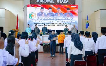 Bupati Delis Lantik 42 Kepala Sekolah, Morut Raih Tingkat Literasi dan Numerasi Nomor Satu se-Sulteng
