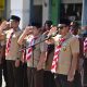 Bupati Ilham Lawidu Pimpin Upacara Hari Pramuka ke-65 di Ampana Kota