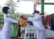 Wabup Surya Pimpin Upacara HUT ke-81 RI di Tojo Una-Una