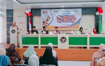 DWP Kemenag Tojo Una-Una Gelar Seminar Public Speaking Sambut HUT RI ke-81