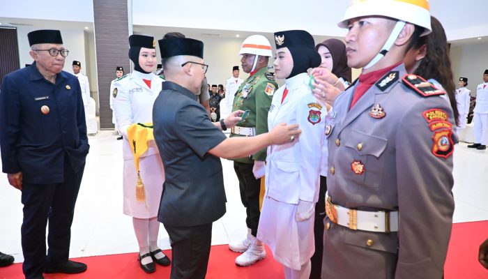 Bupati Banggai Kukuhkan Paskibraka 2026, Tekankan Disiplin dan Semangat Kebangsaan