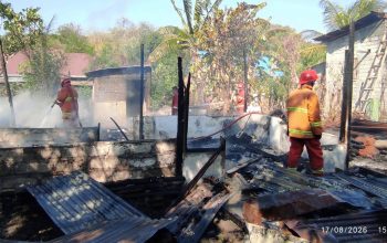 Kebakaran Hanguskan Satu Rumah di Kawasan KTM Padauloyo Desa Tampabatu, Kecamatan Ampana Tete